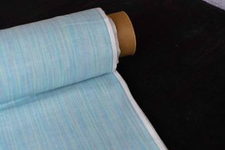 Blue Khari Cotton Blend Fabric