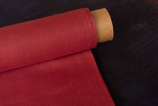 Red Handloom Khari Cotton Fabric