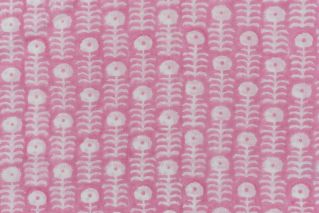 Sachet Pink Hand Block Printed Cotton Fabric