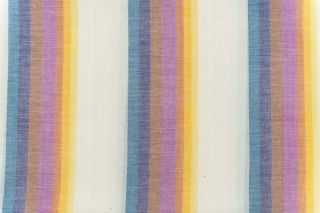 Multicolor Stripes Khari Cotton Fabric