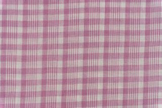 Pink Checks Khari Cotton Fabric