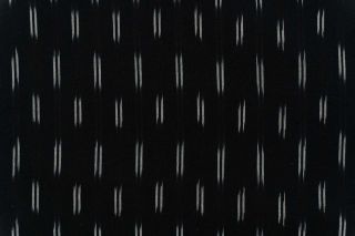 Black And White Ikat Fabric