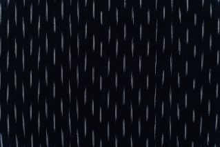 Black White Ikat Cotton Fabric