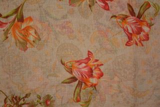 Sheepskin Floral Kota Doria Fabric