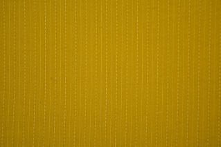 Mustard Cotton Kantha Stitch Fabric