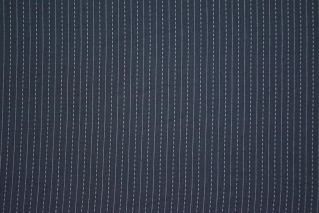 Grey Cotton Kantha Stitch Fabric