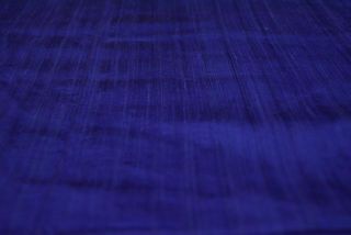 Dazzling Blue Handloom Raw Silk (dupion) 