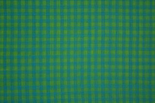 Ming And Blue Checks Pattern Mangalgiri Pure Handloom Cotton Fabric