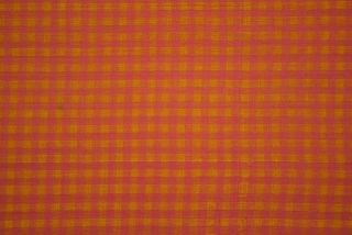 Caral Yellow Checks Pattern Mangalgiri Pure Handloom Cotton Fabric