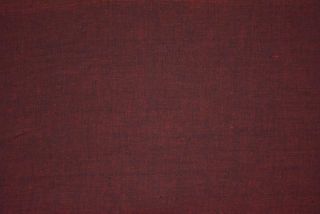 Garnet Red Double Tone Handwoven Cotton Fabric