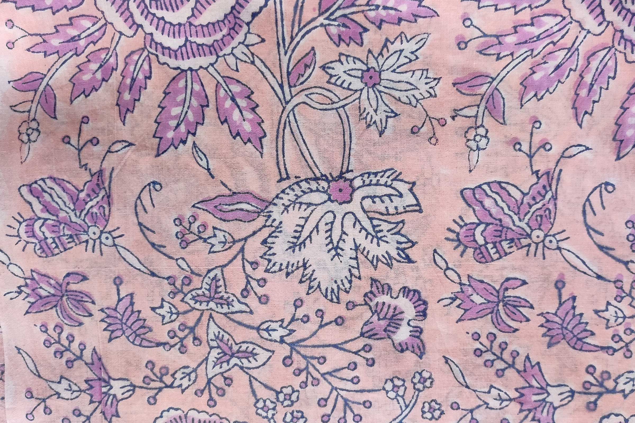 Block Printed Cotton Fabric