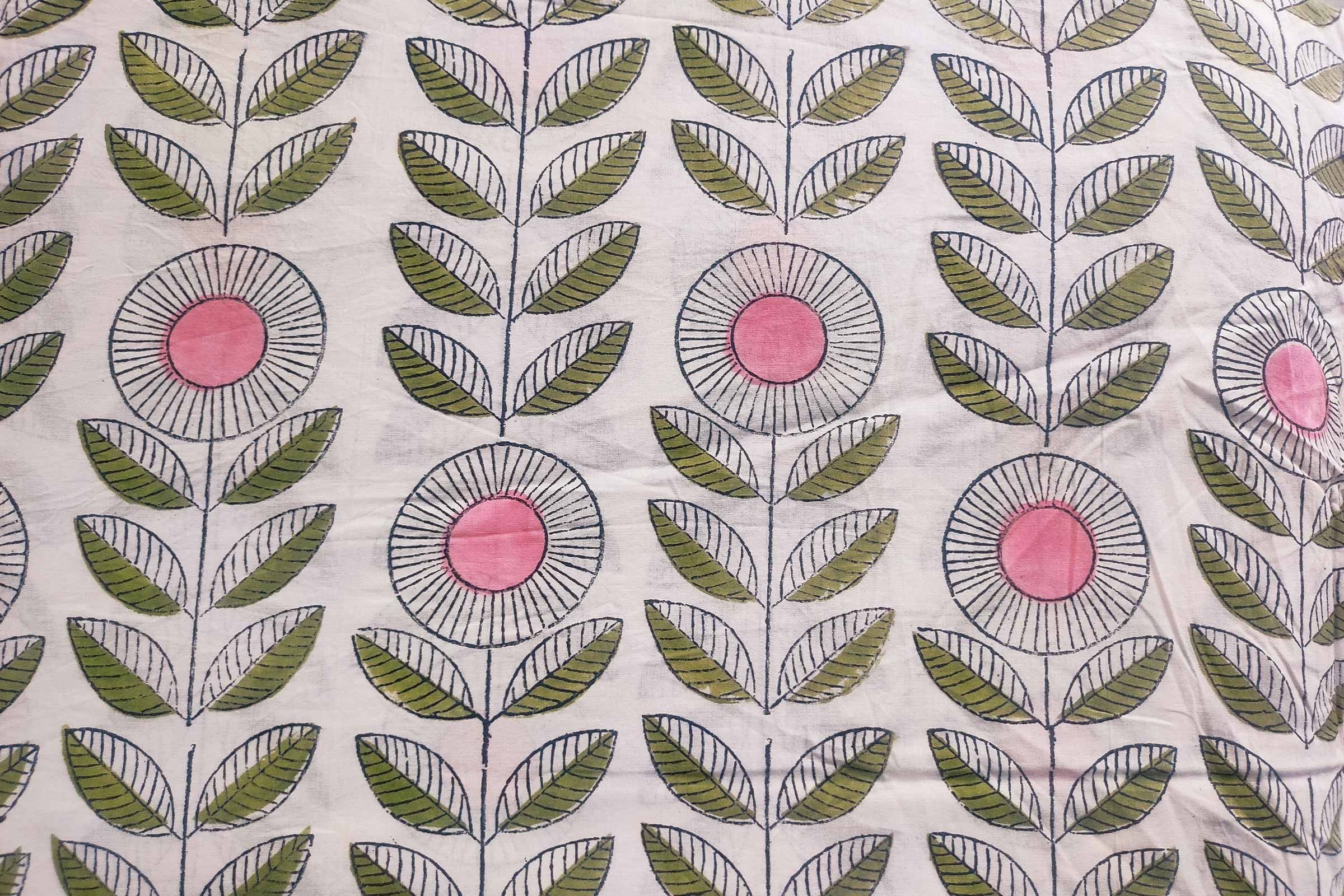 Hand Block Printed Cotton Fabric