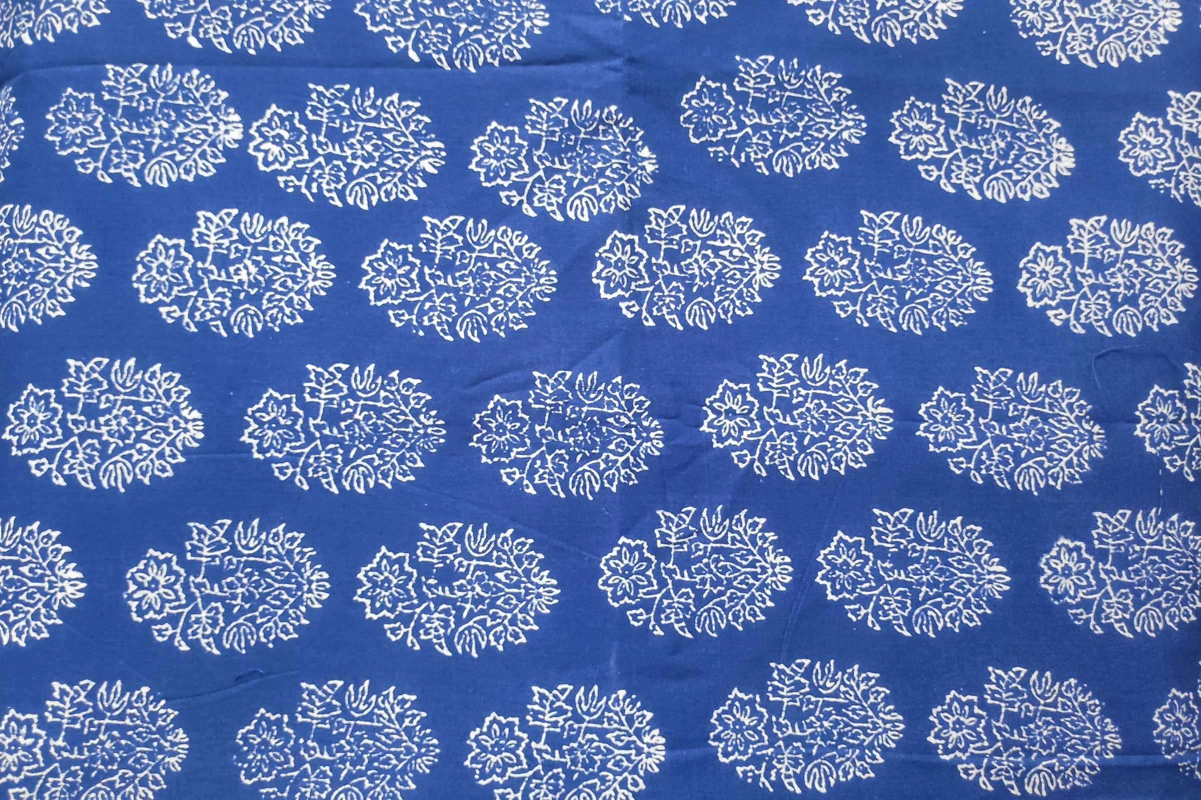 Block Printed Cotton Fabric