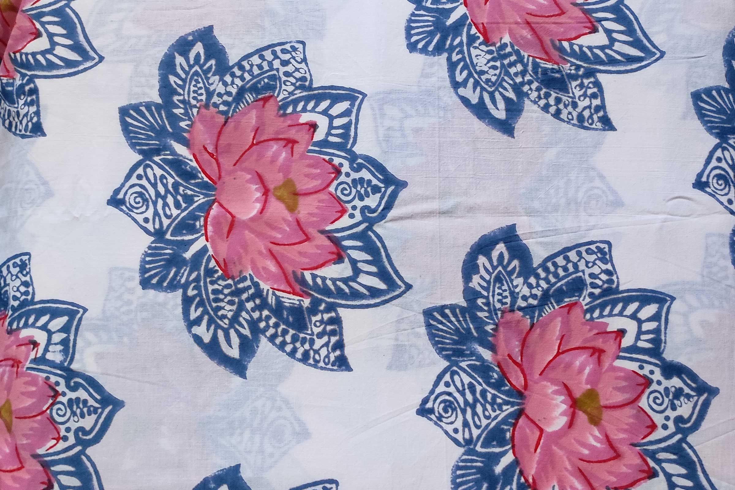 Block Printed Cotton Fabric