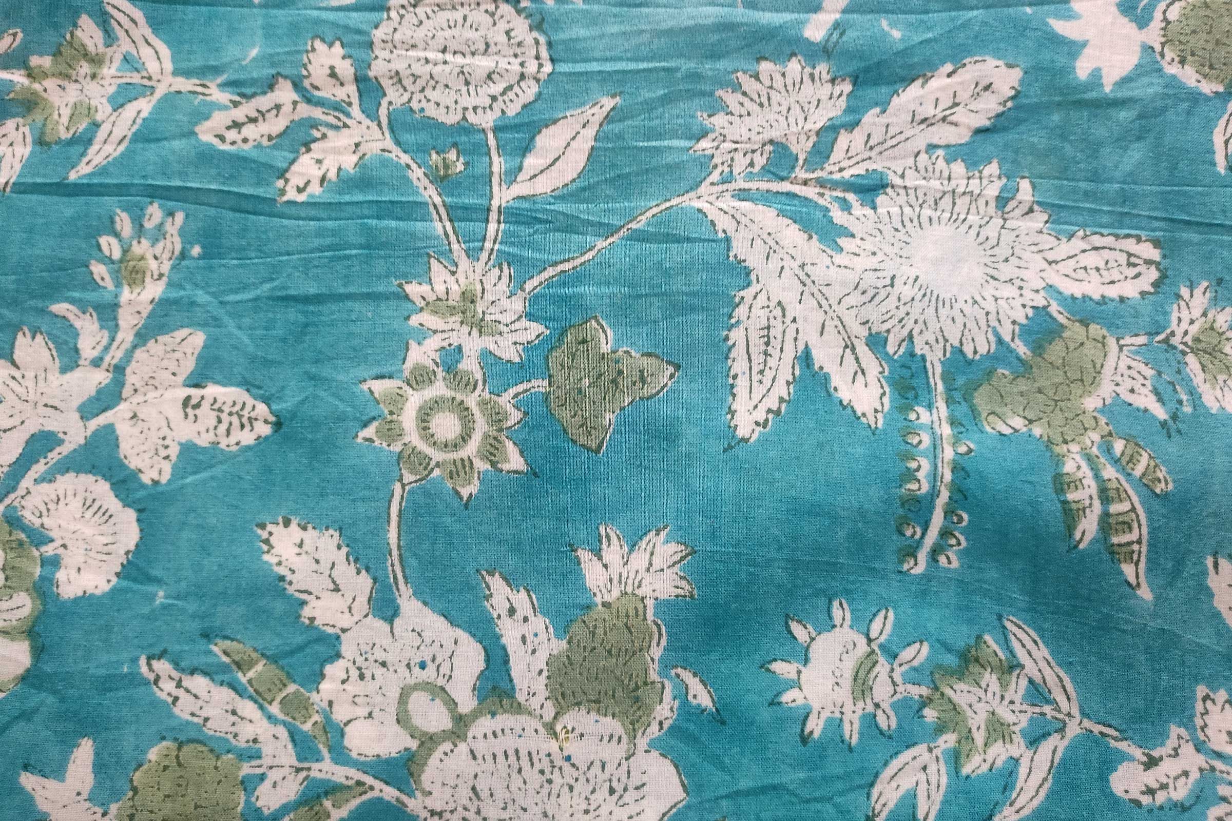 Block Printed Cotton Fabric