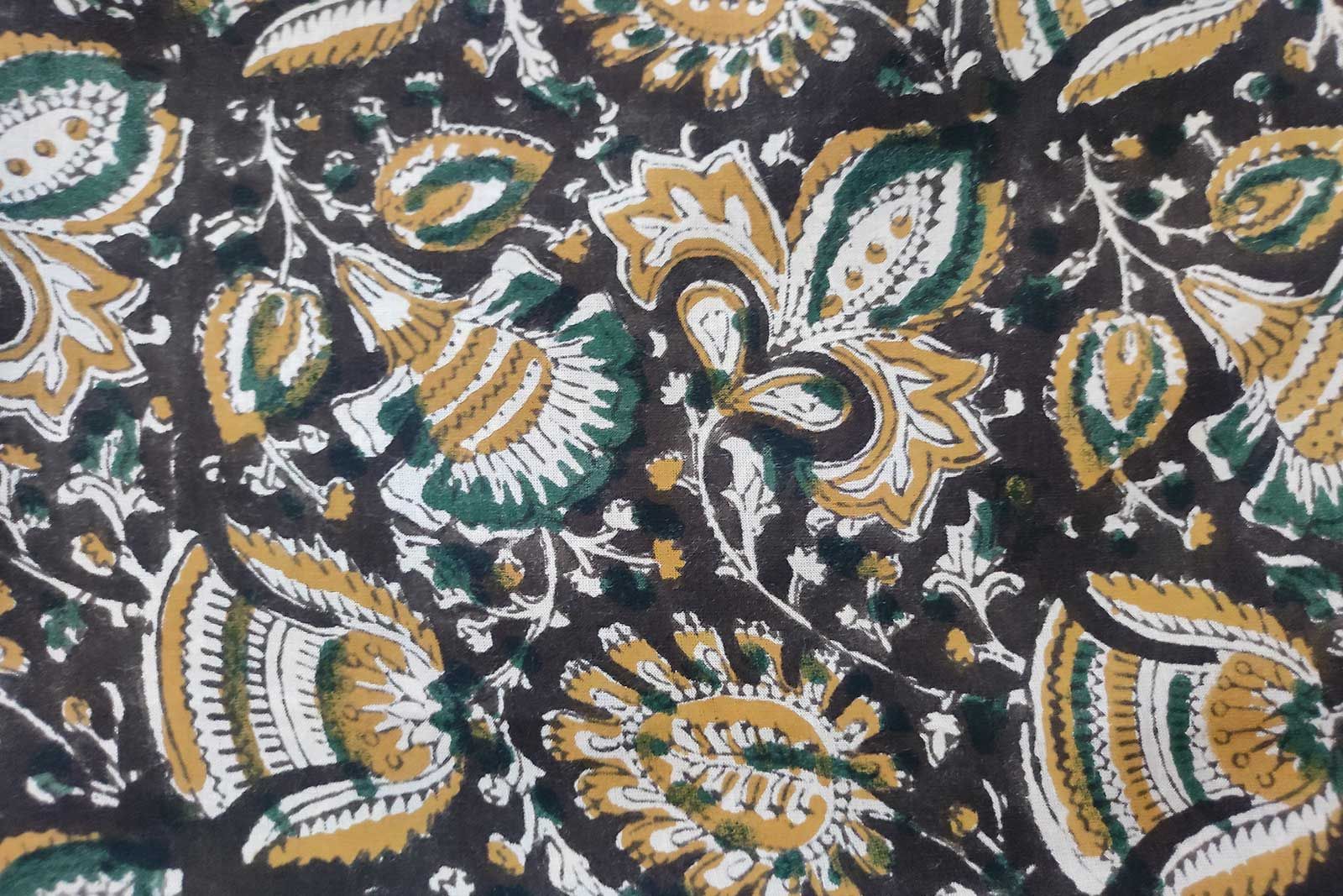 Block Printed Cotton Fabric