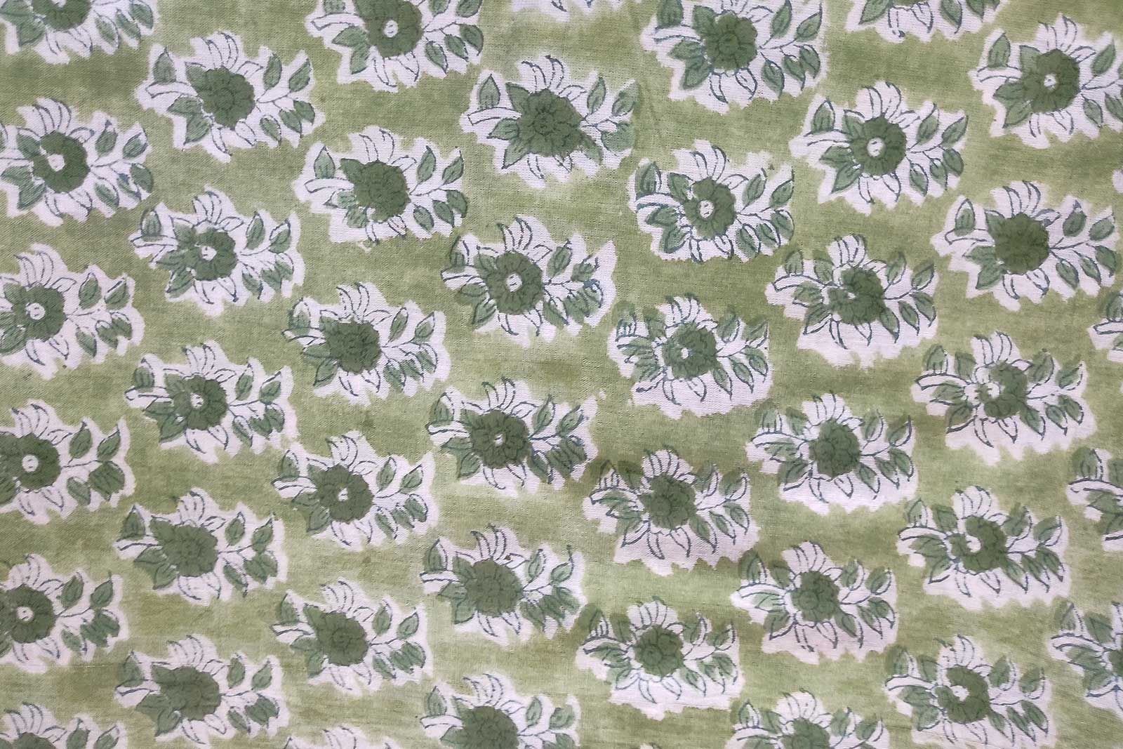 Block Printed Cotton Fabric