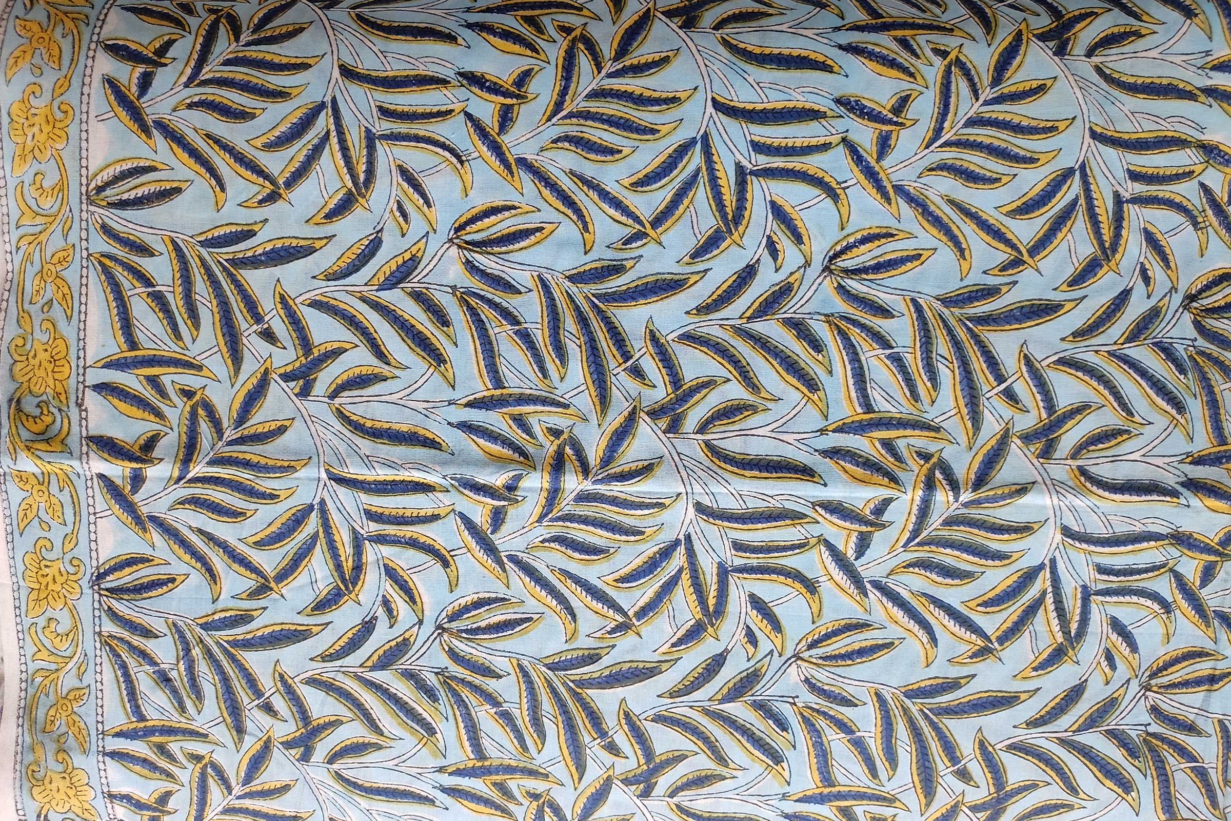 Block Printed Cotton Fabric