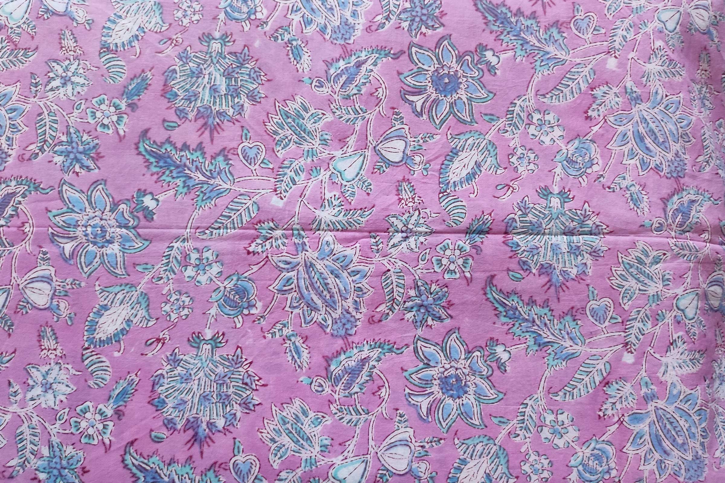 Block Printed Cotton Fabric