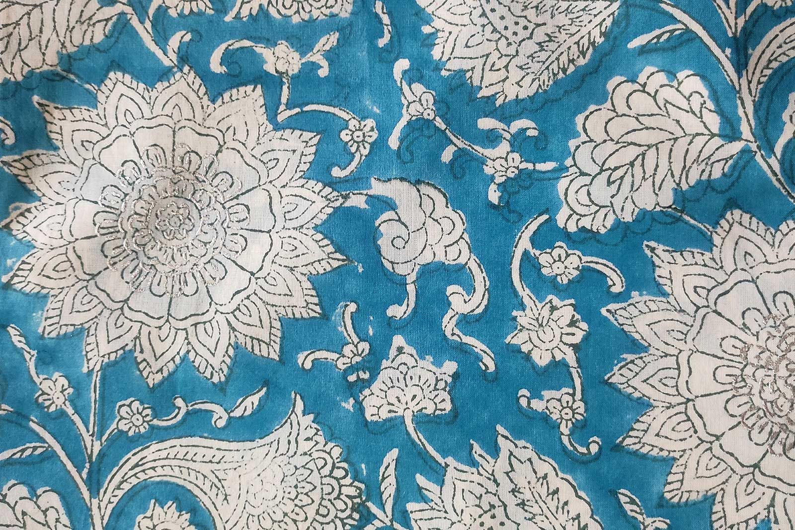 Block Printed Cotton Fabric