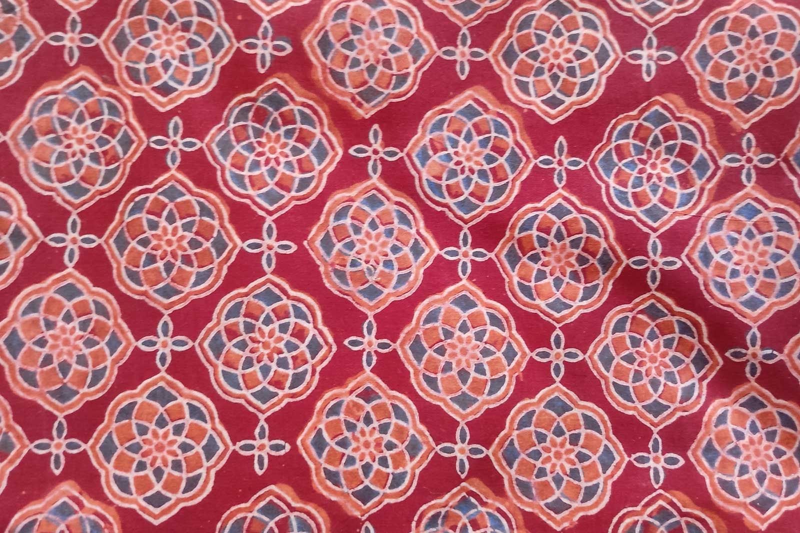 Block Printed Cotton Fabric