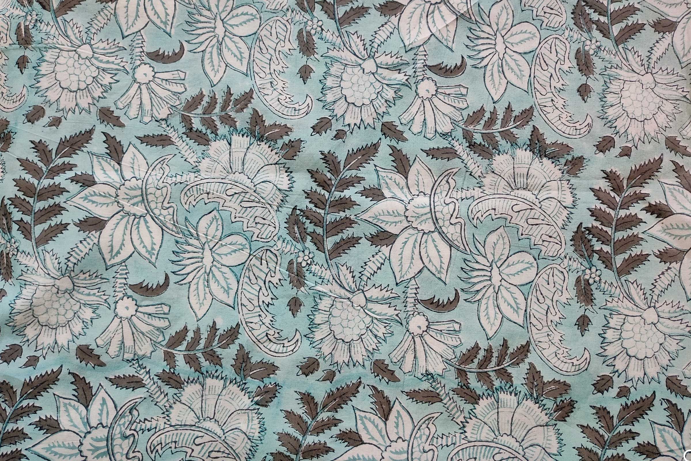 Block Printed Cotton Fabric