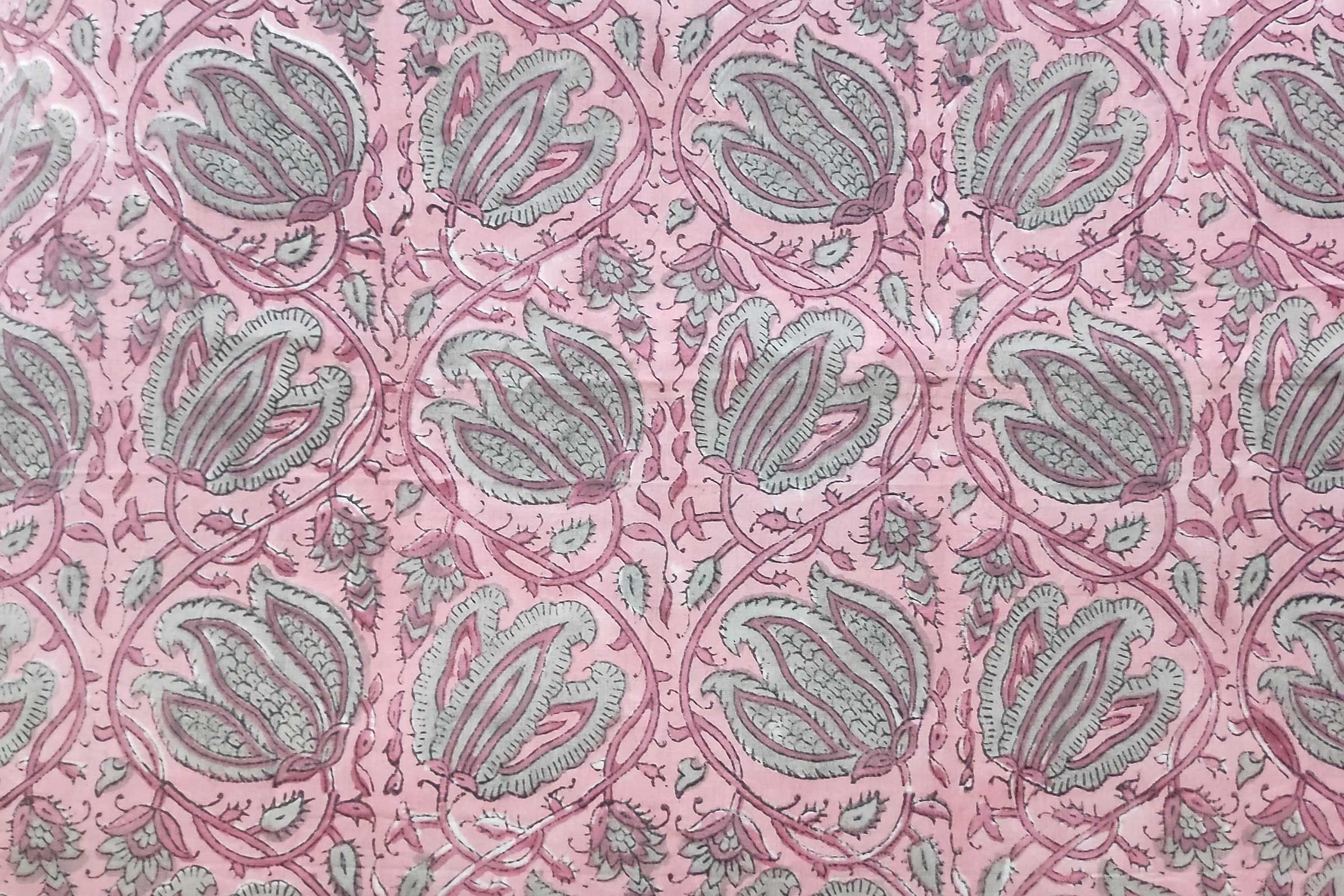 Block Printed Cotton Fabric