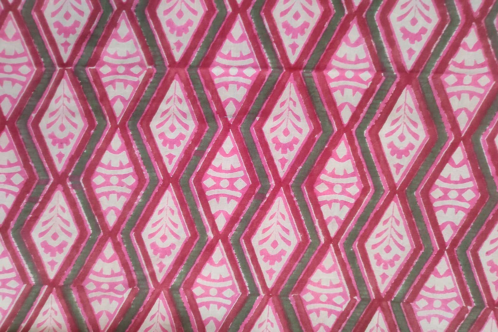 Block Printed Cotton Fabric