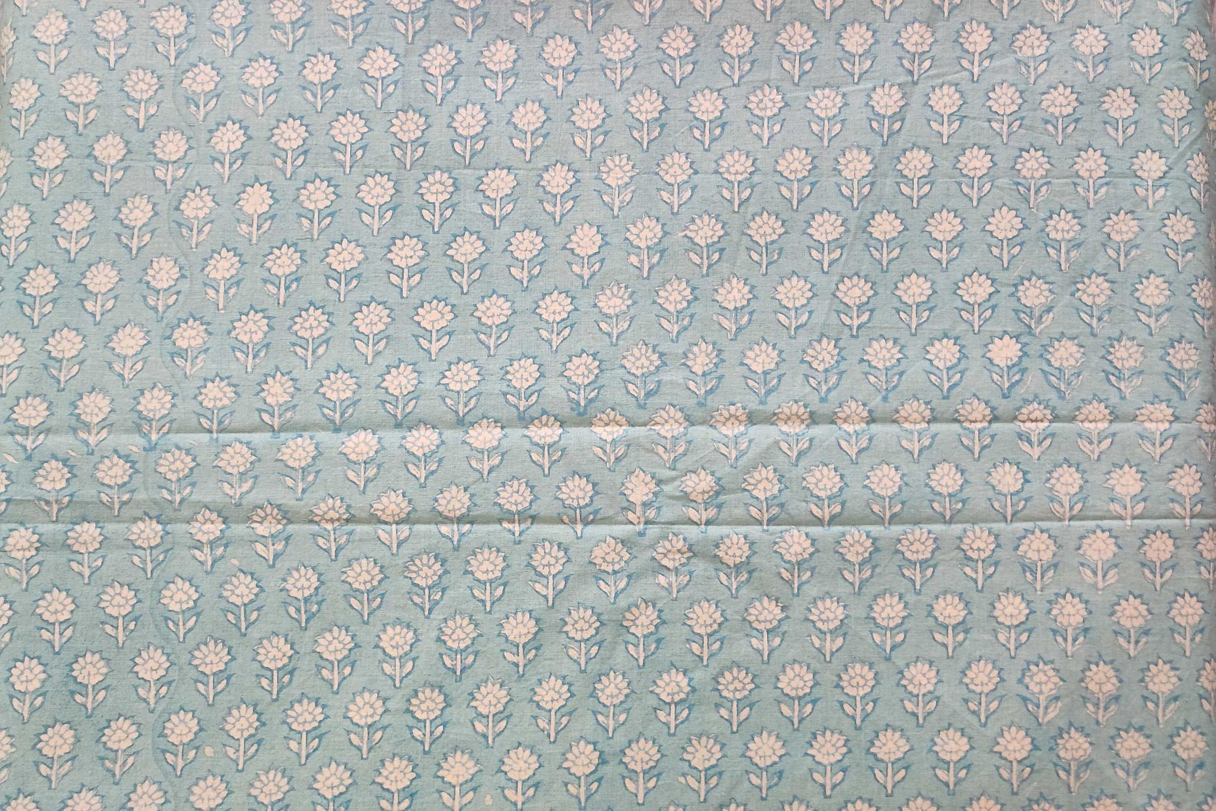 Block Printed Cotton Fabric