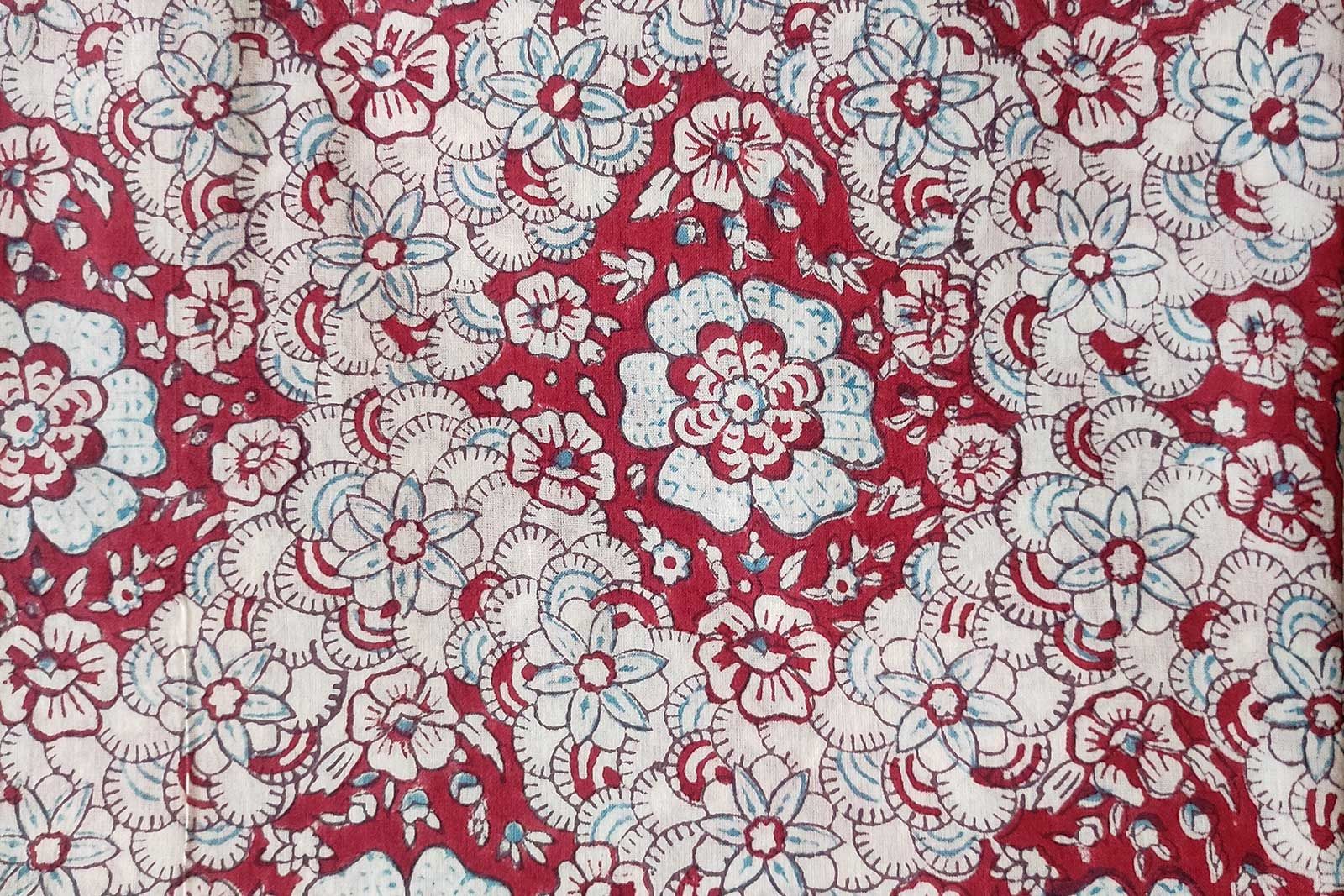 Block Printed Cotton Fabric