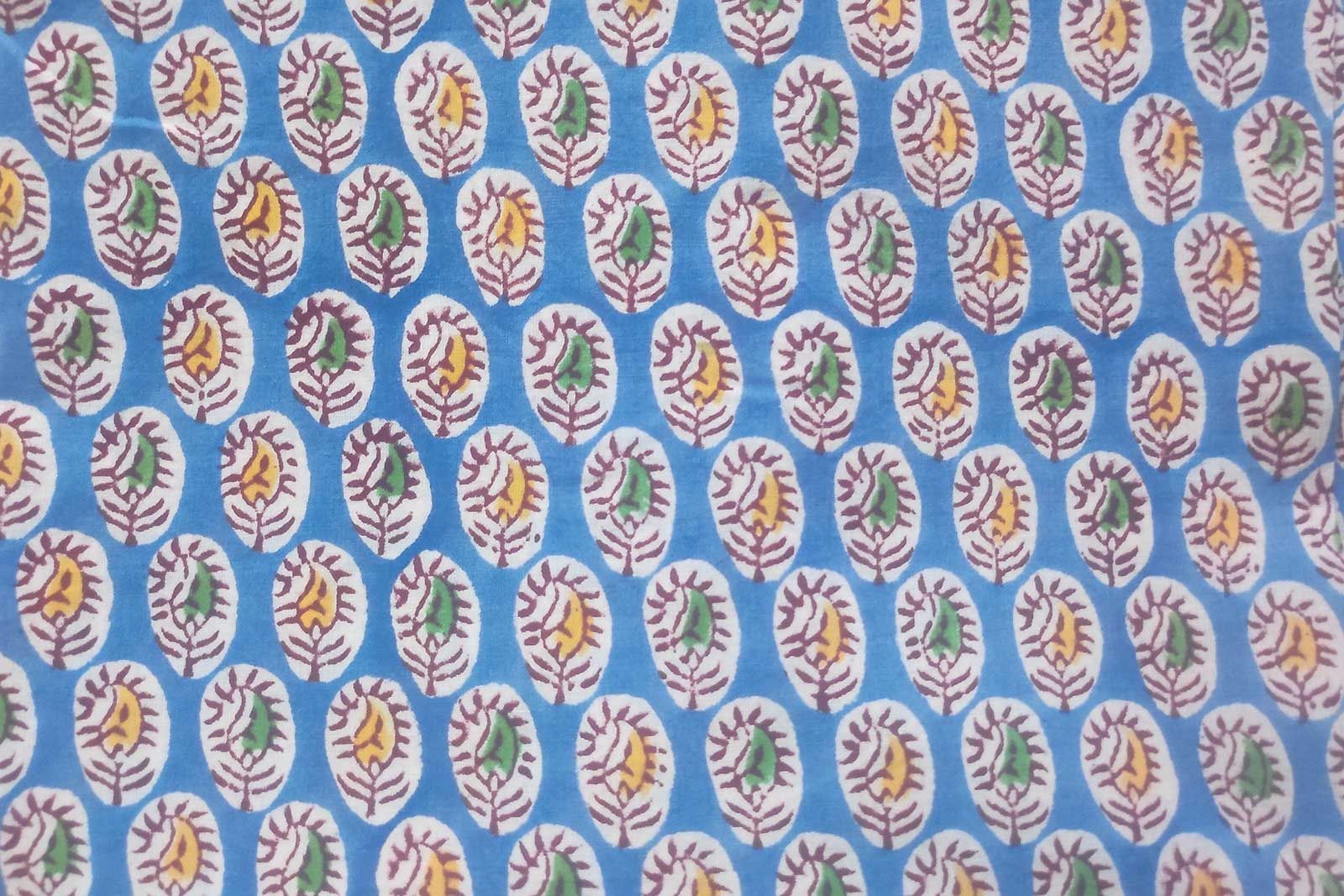 Block Printed Cotton Fabric