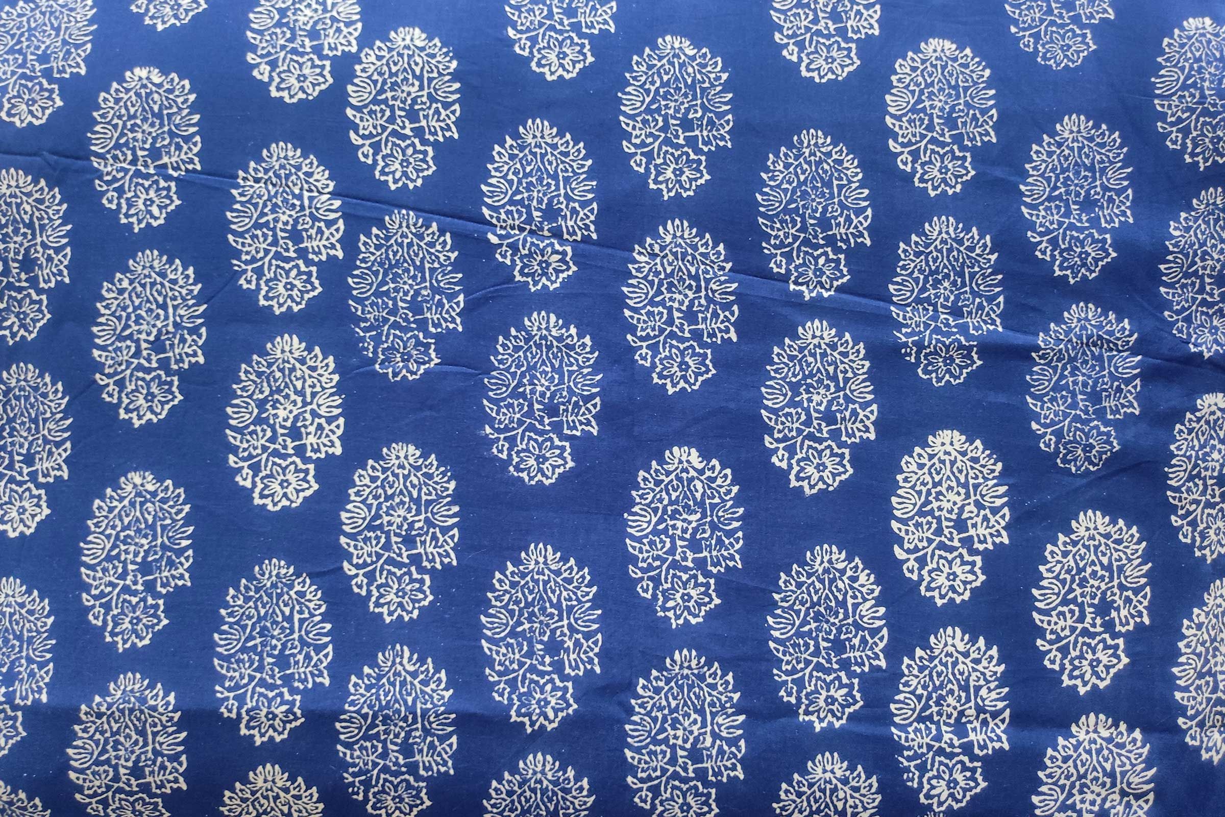 Block Printed Cotton Fabric