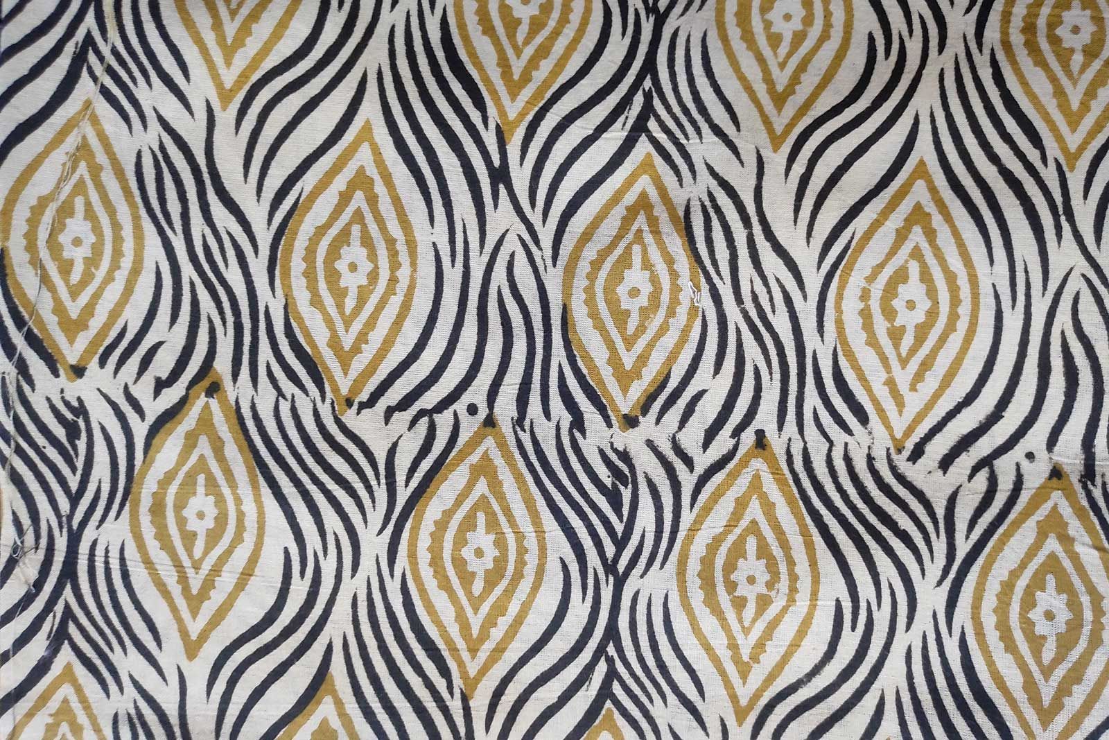 Block Printed Cotton Fabric