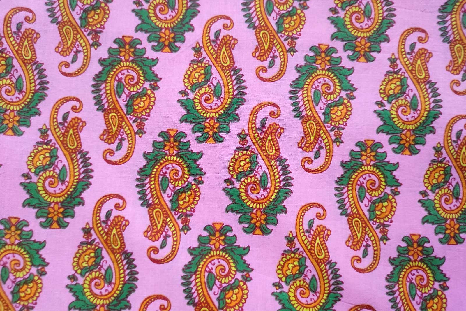 Block Printed Cotton Fabric