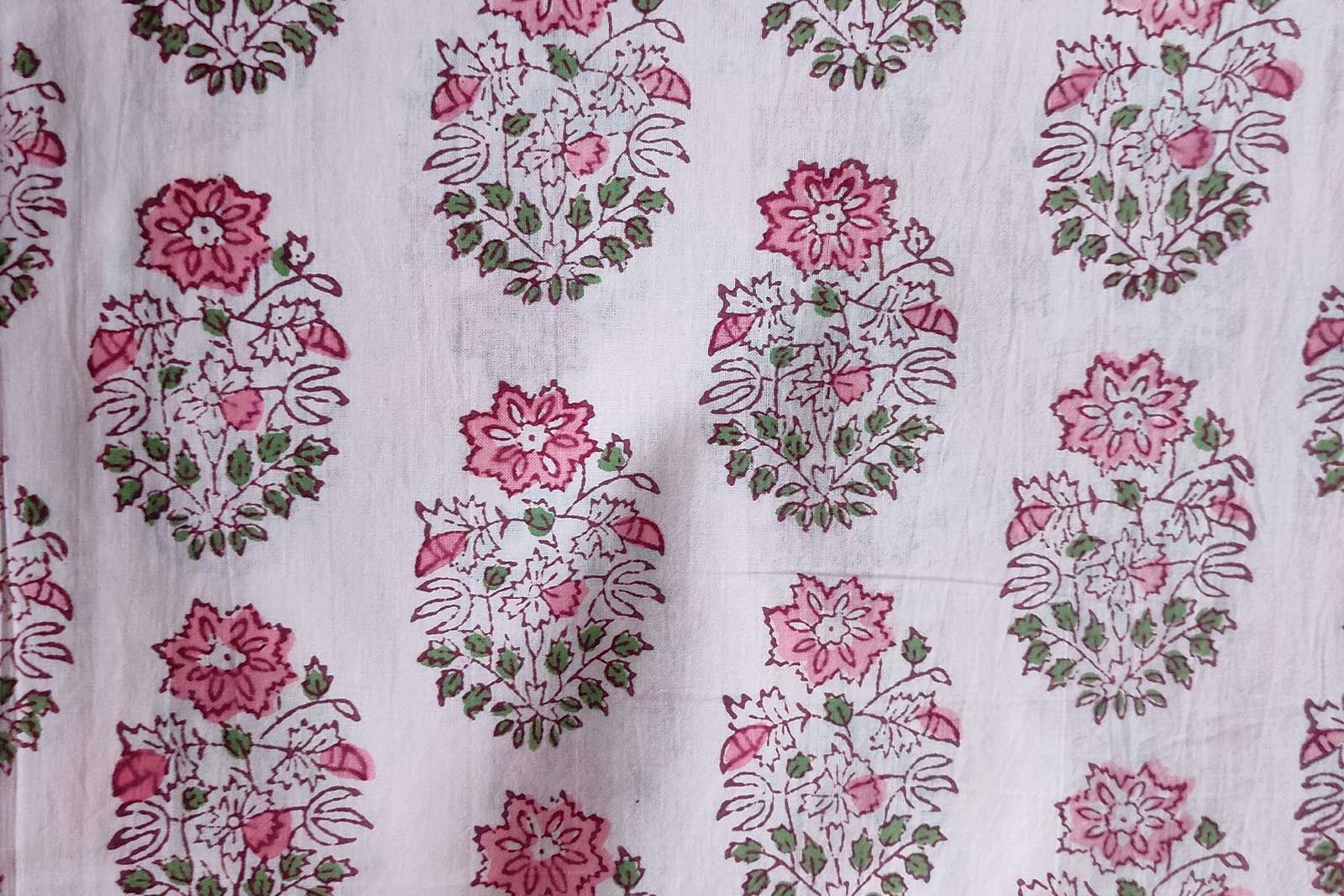 Block Printed Cotton Fabric