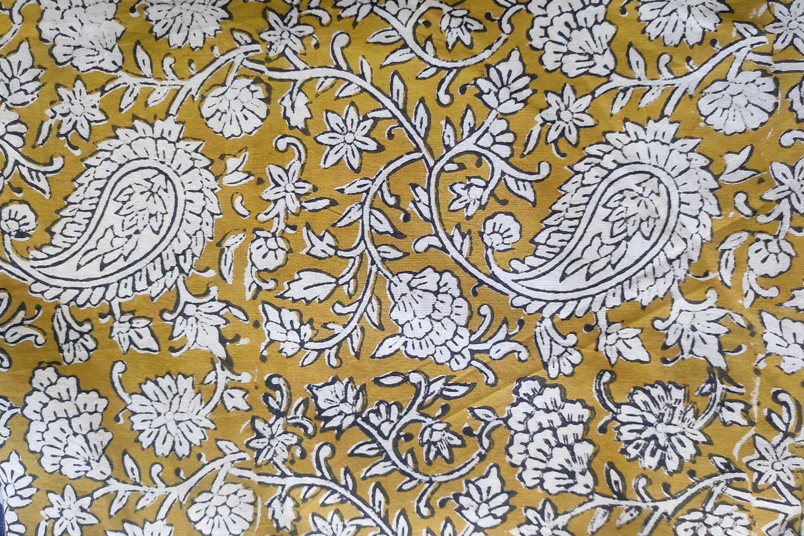 Block Printed Cotton Fabric