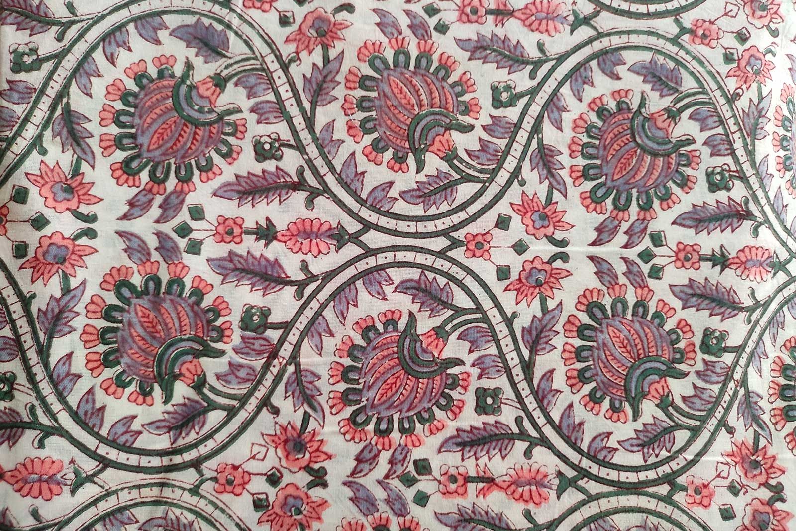 Block Printed Cotton Fabric