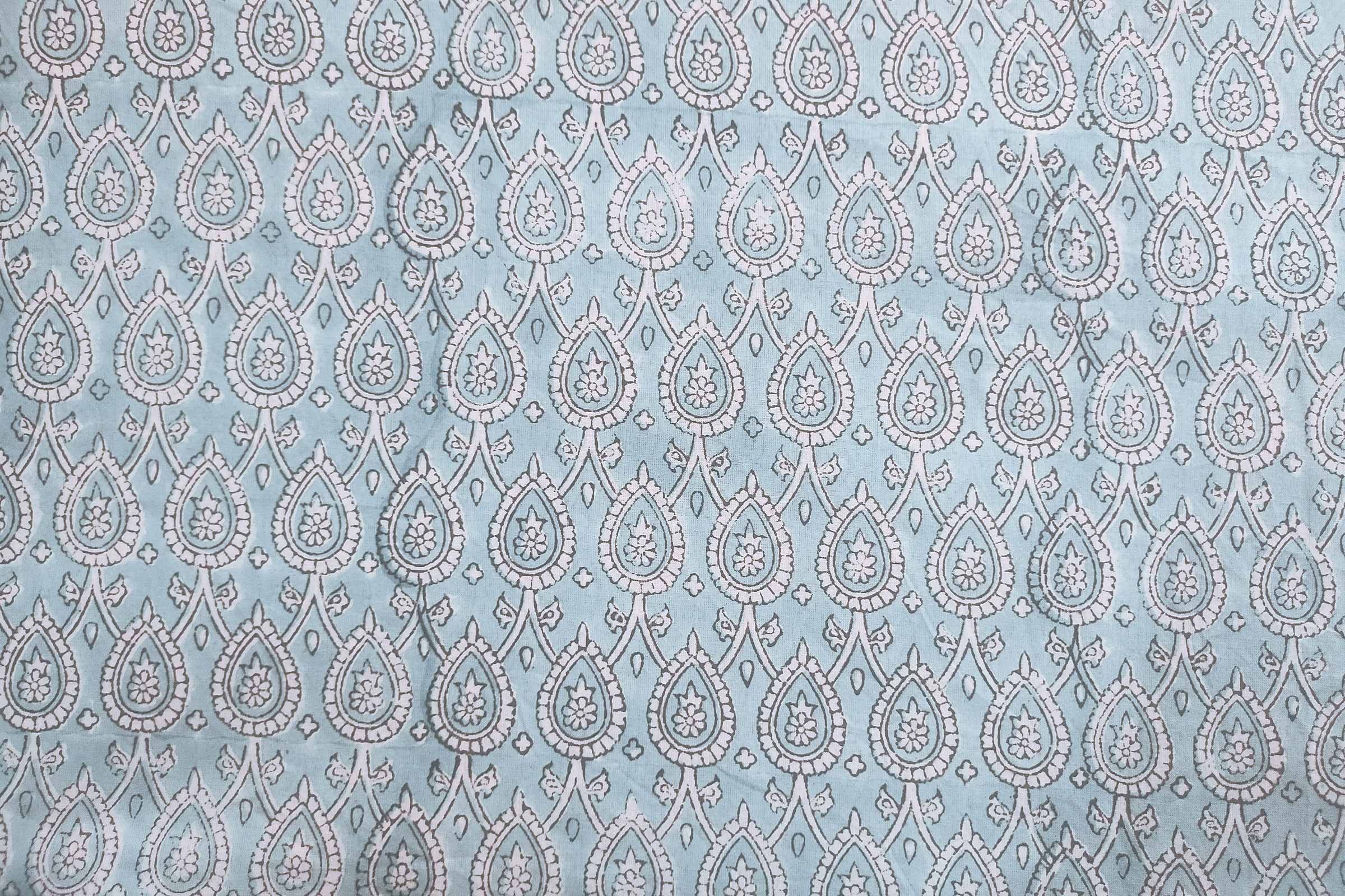 Hand Block Printed Cotton Fabric