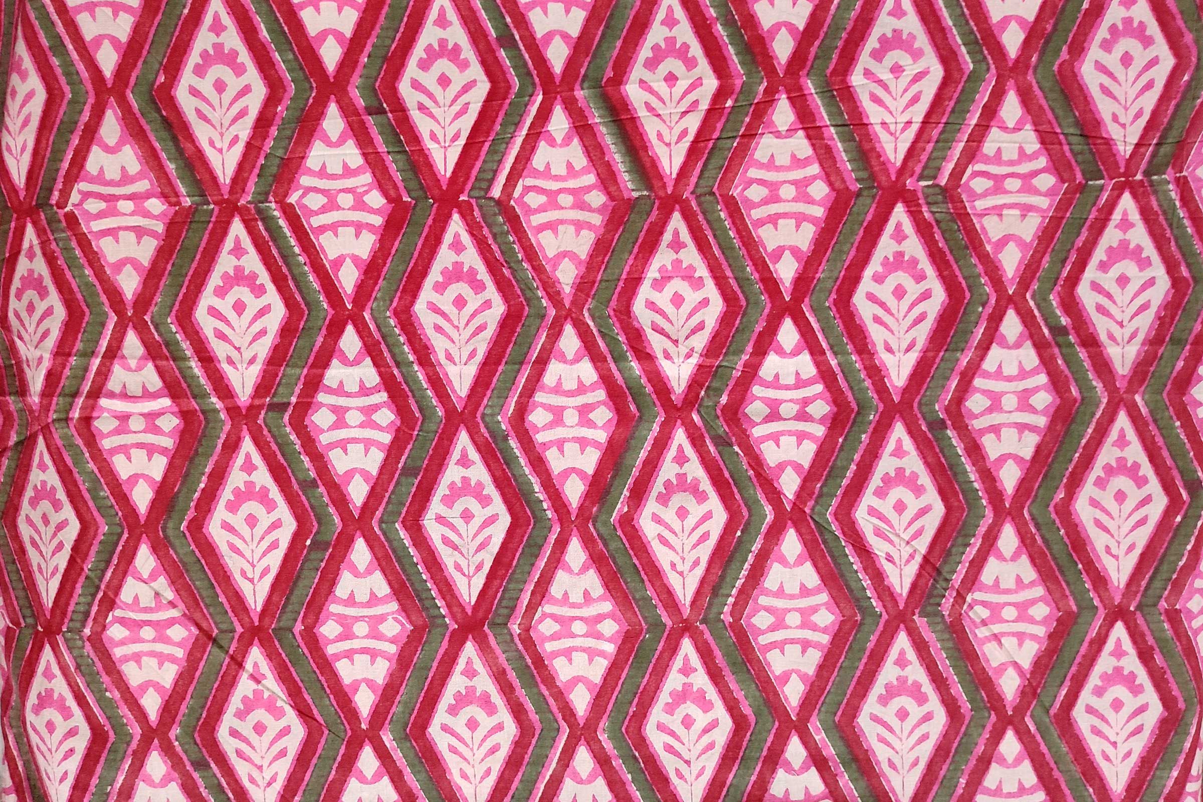 Block Printed Cotton Fabric