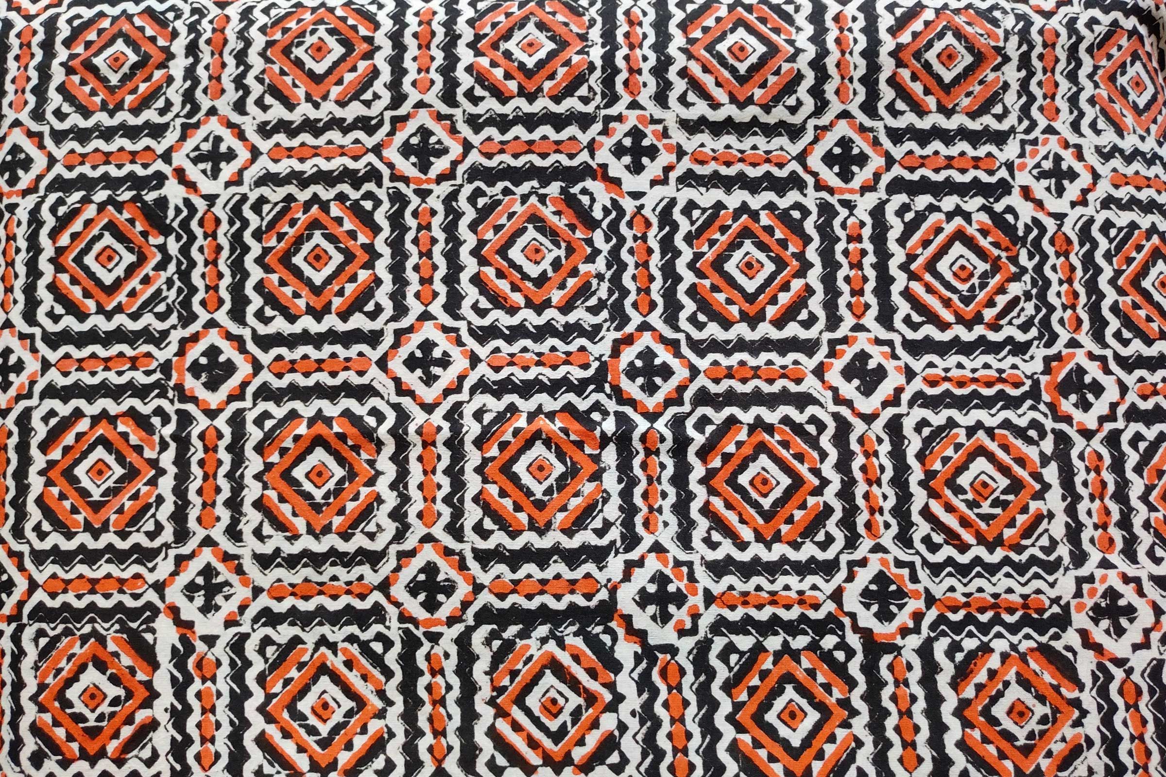 Block Printed Cotton Fabric