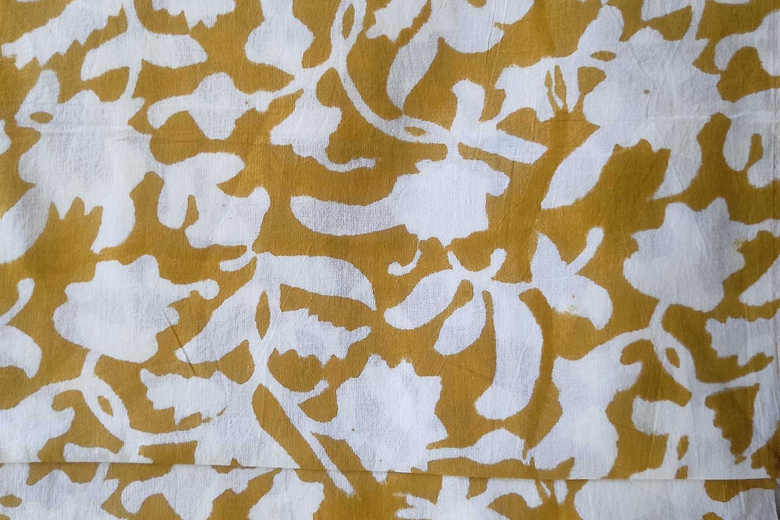 Block Printed Cotton Fabric