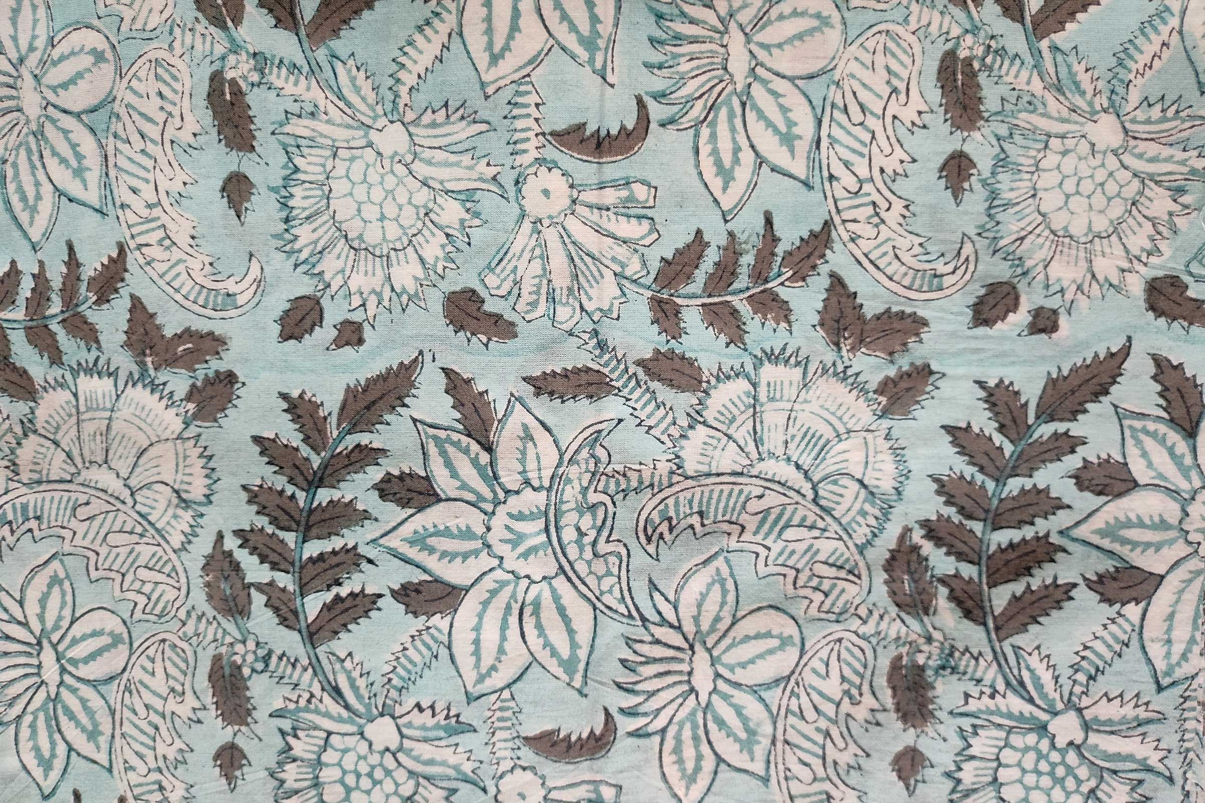 Block Printed Cotton Fabric