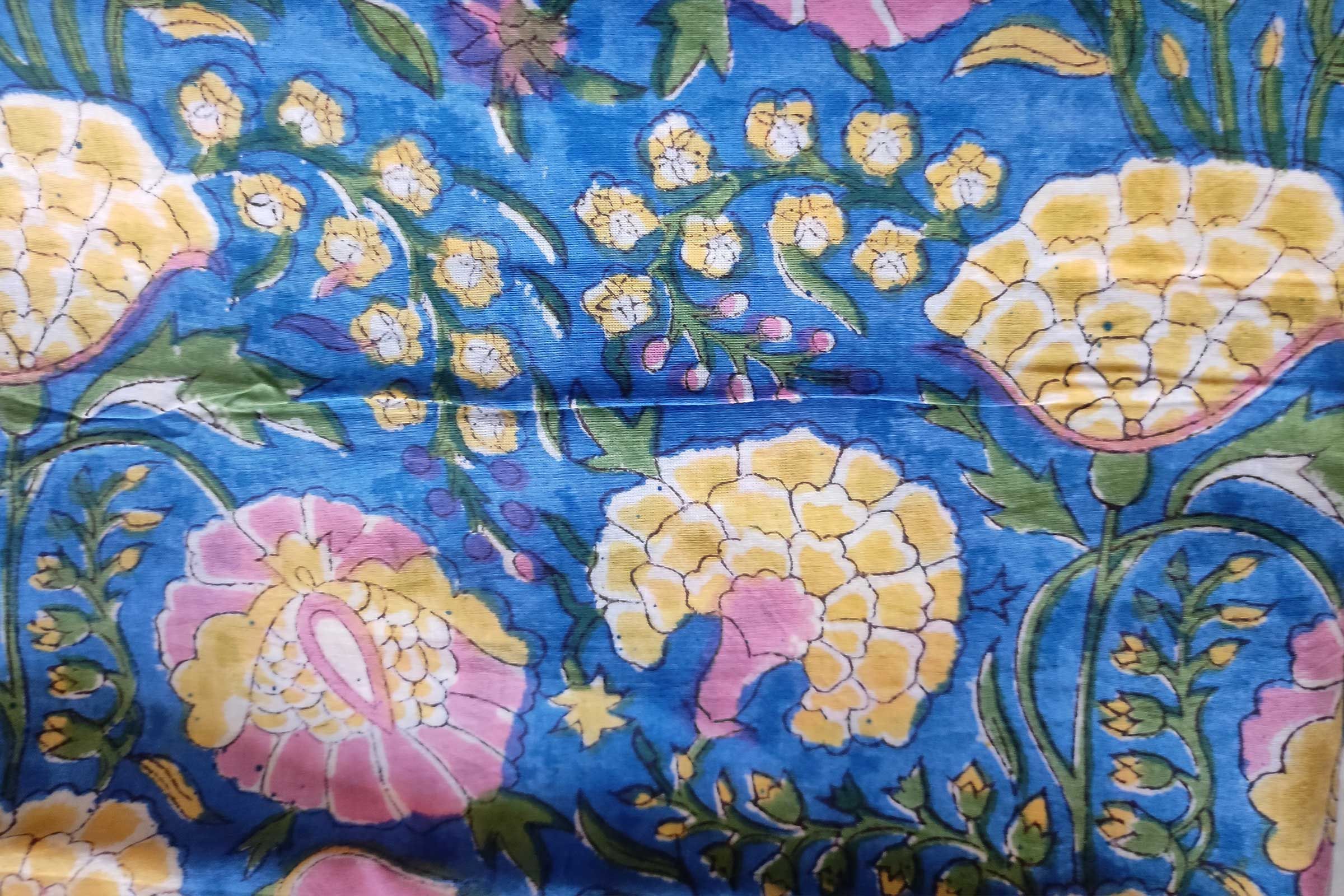 Block Printed Cotton Fabric