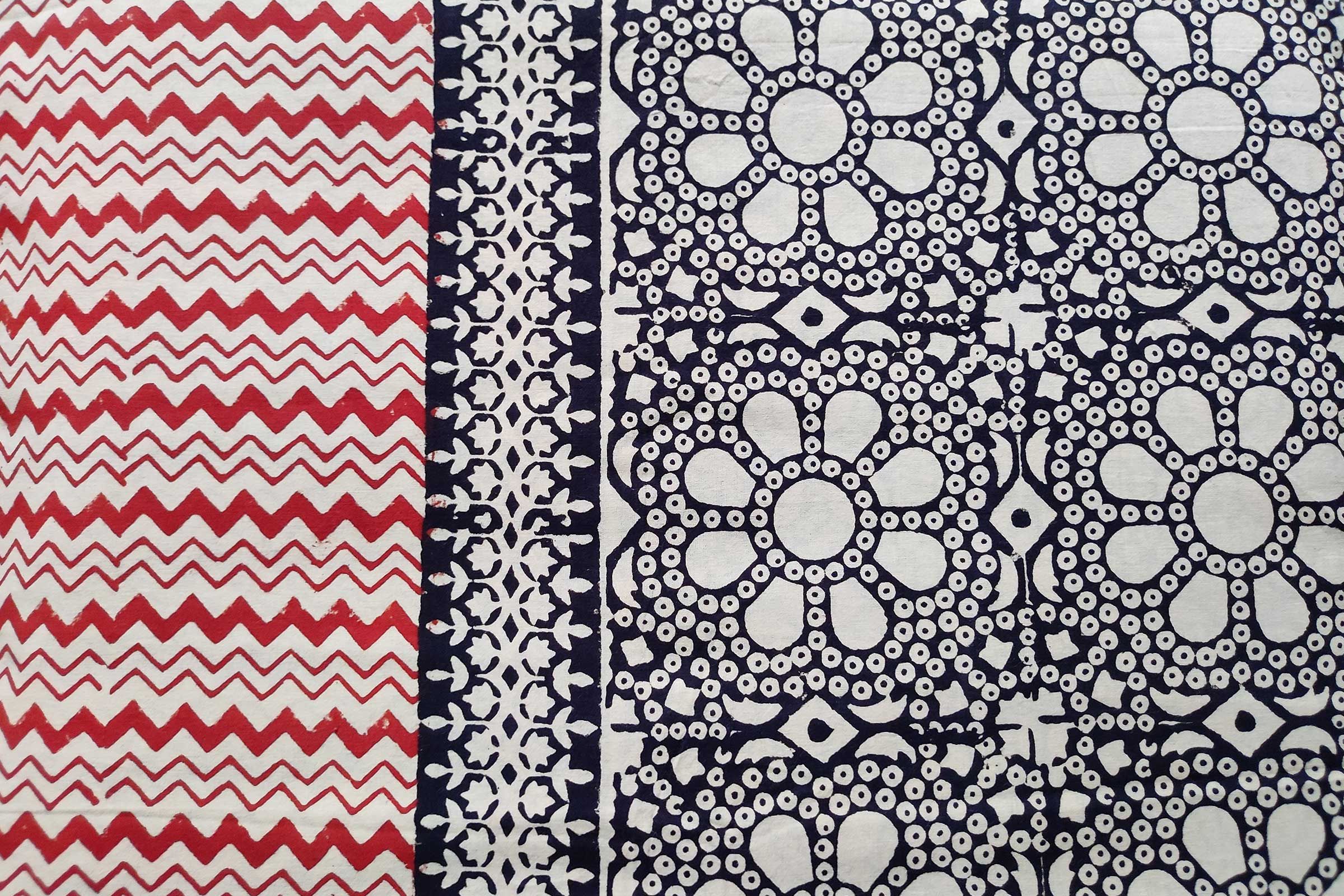 Block Printed Cotton Fabric