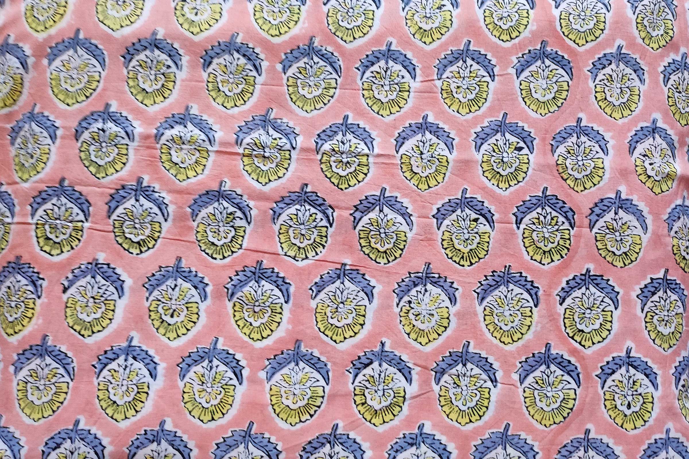 Block Printed Cotton Fabric