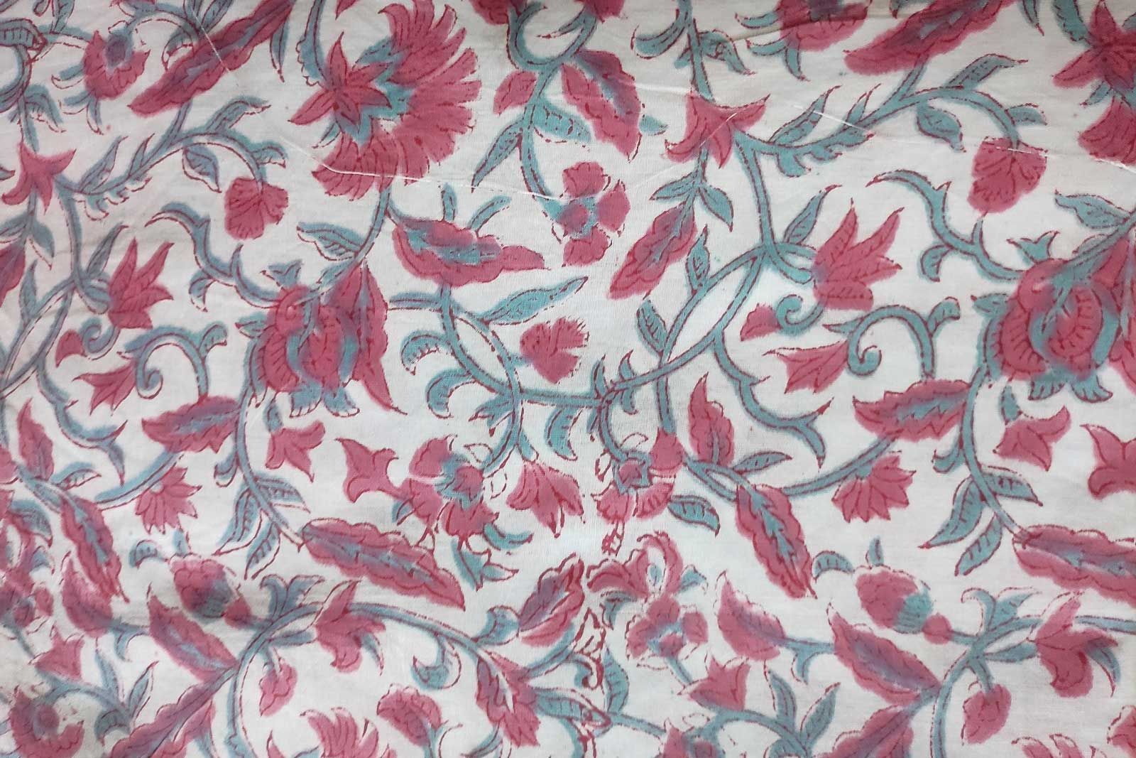 Block Printed Cotton Fabric