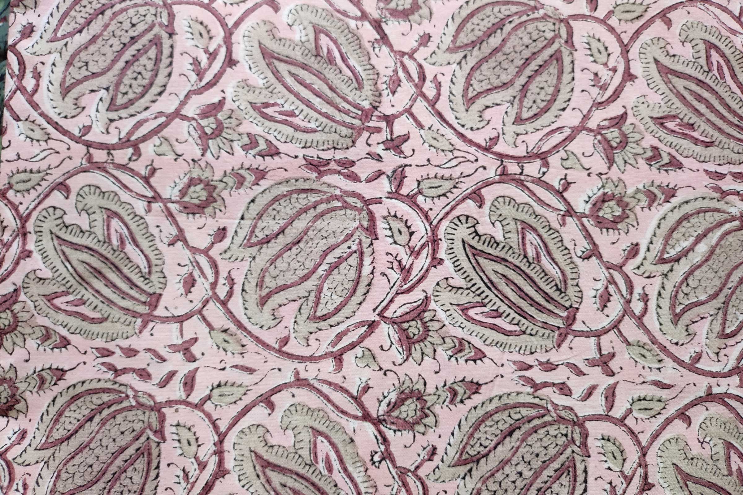 Block Printed Cotton Fabric