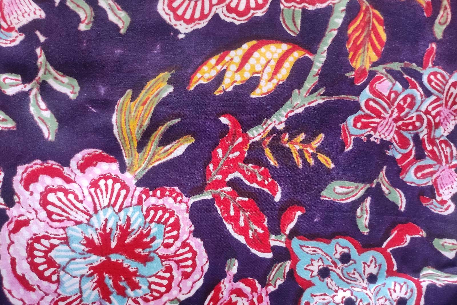 Block Printed Cotton Fabric