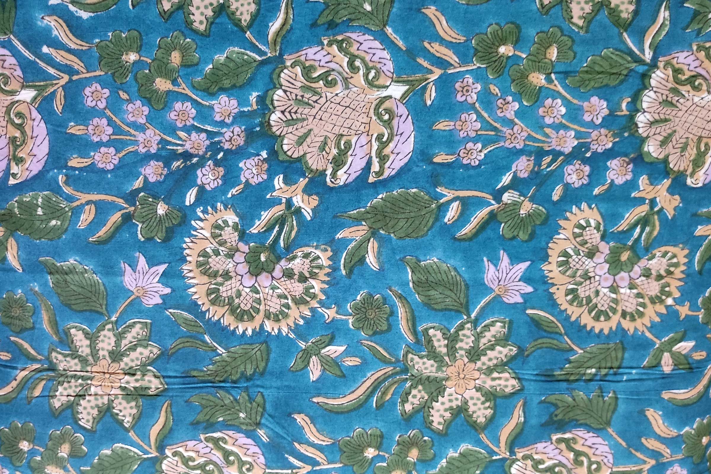 Block Printed Cotton Fabric