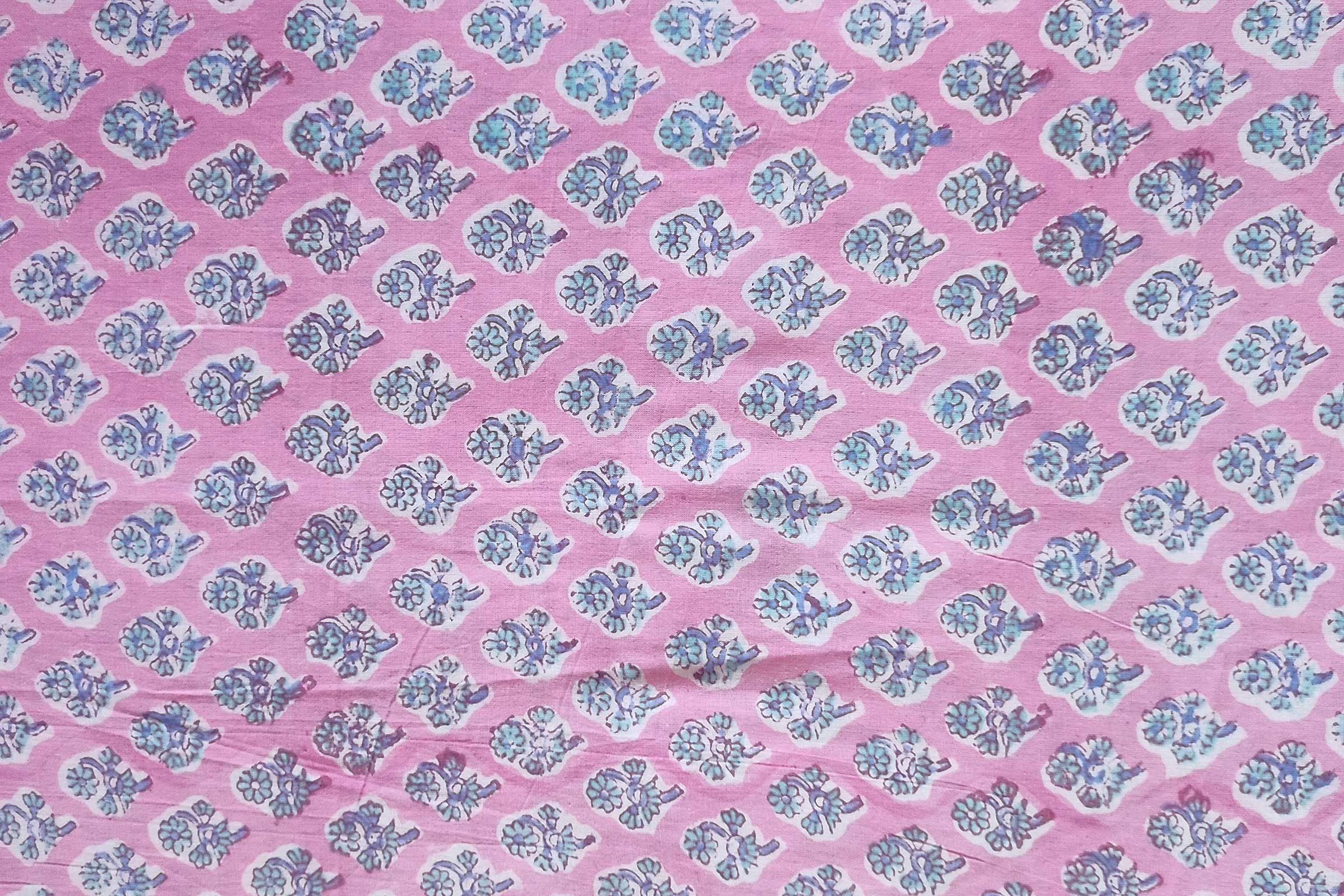 Block Printed Cotton Fabric